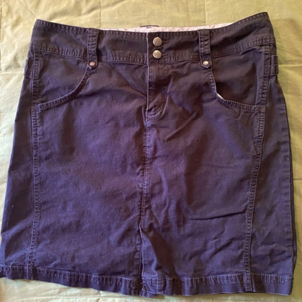 Columbia Black Mini Skirt